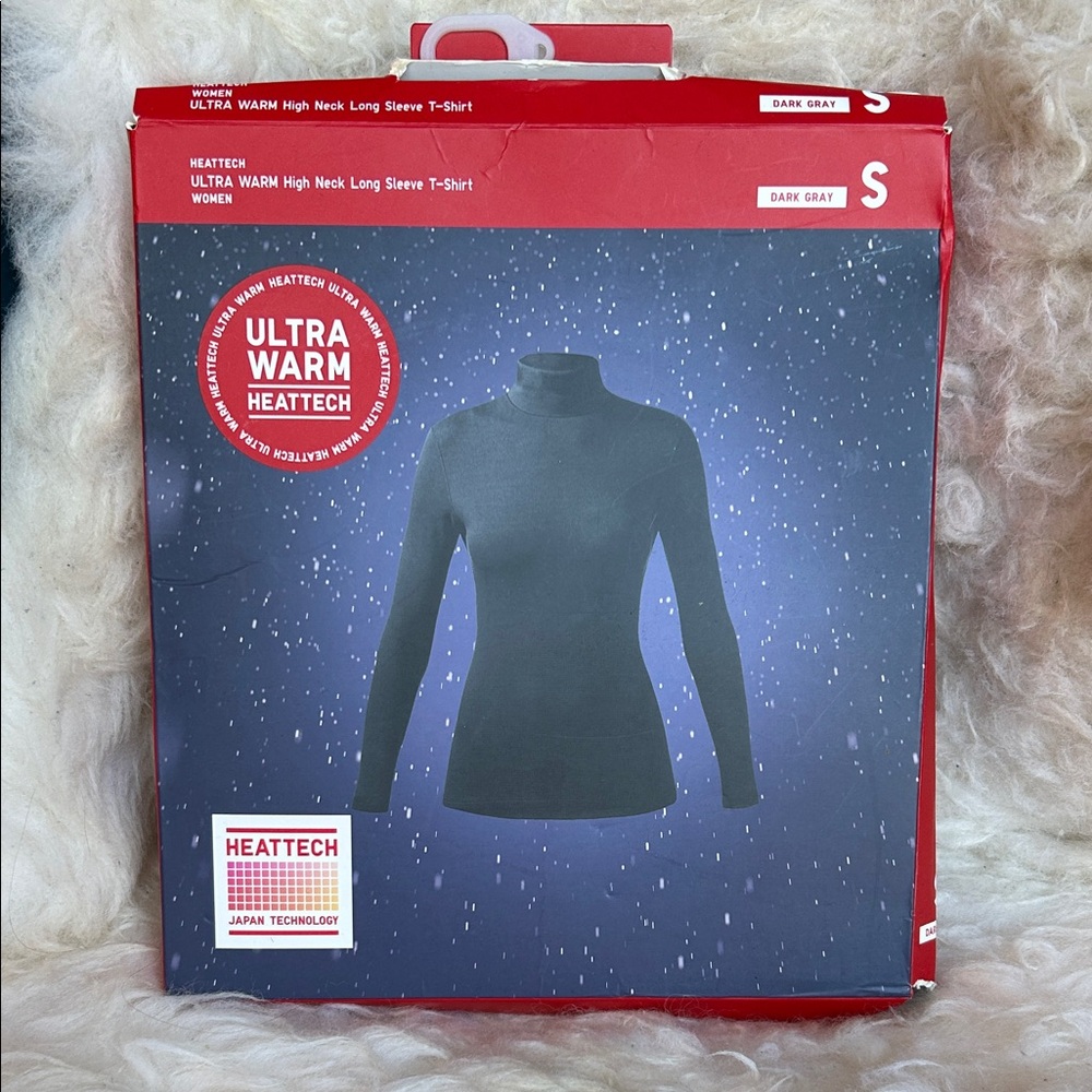 Uniqlo Heattech Dark Gray Long Sleeve